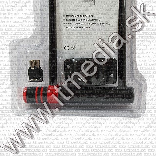Image of Noname Steel Motorcycle U-Lock 180x320mm (IT8469)
